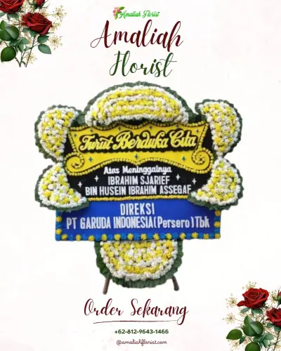 Papan Bunga Duka di Pindrikan Kidul