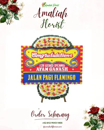 Bunga Papan Congratulation di Pindrikan Kidul